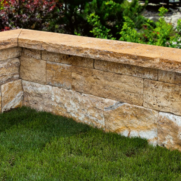 Gold Travertine Wall Stone